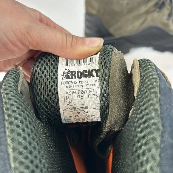 Rocky Blizzard Stalker Waterproof 1200G Insulated Steel Toe Boot 7465 Mens 10 M - Picture 11 of 11